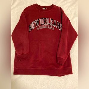 H&M Oversized ‘New Orleans’ Sweatshirt